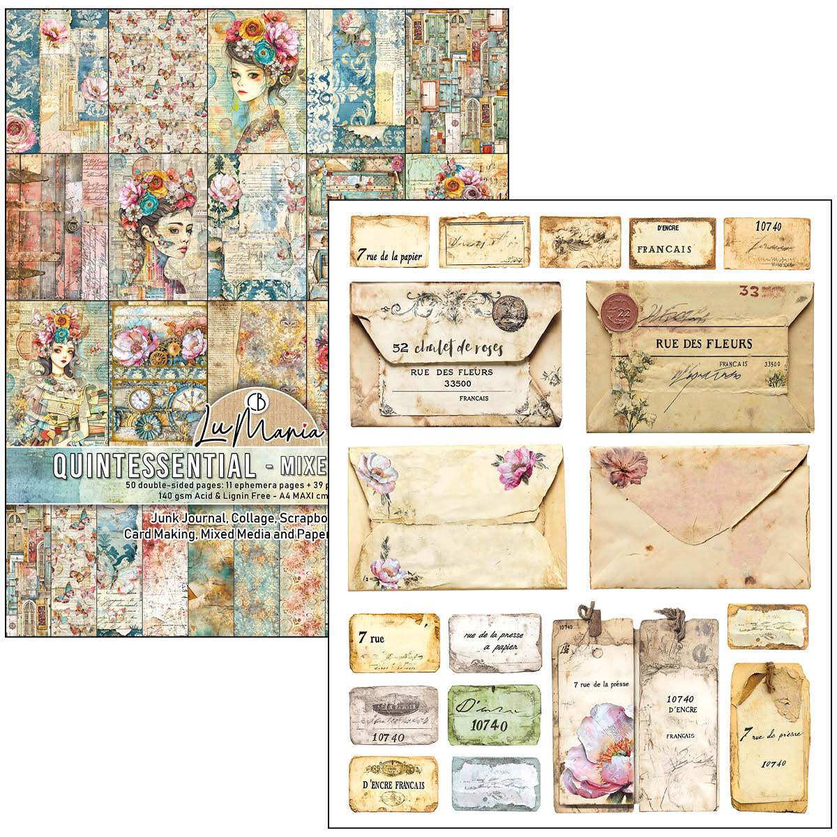 Mixed Media Book Quintessential A4 Maxi