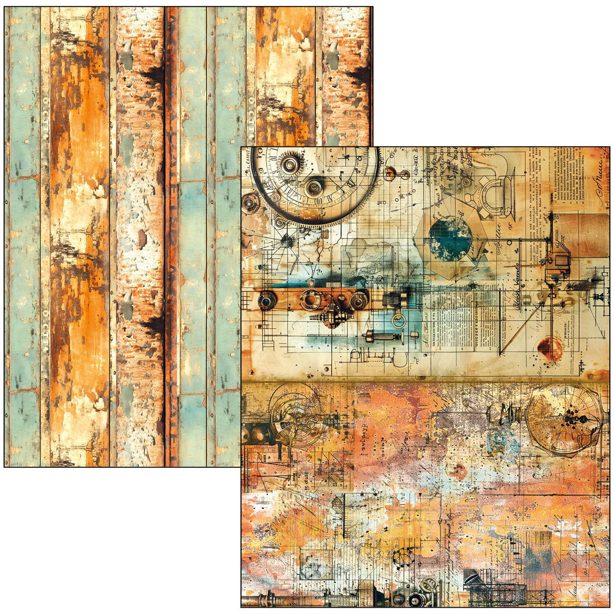 Mixed Media Book Past Time A4 Maxi