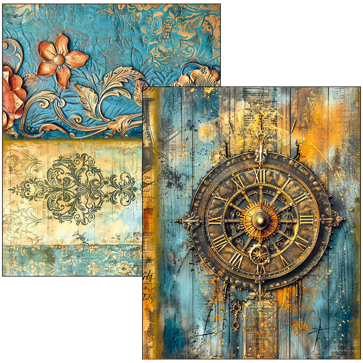 Mixed Media Book Past Time A4 Maxi