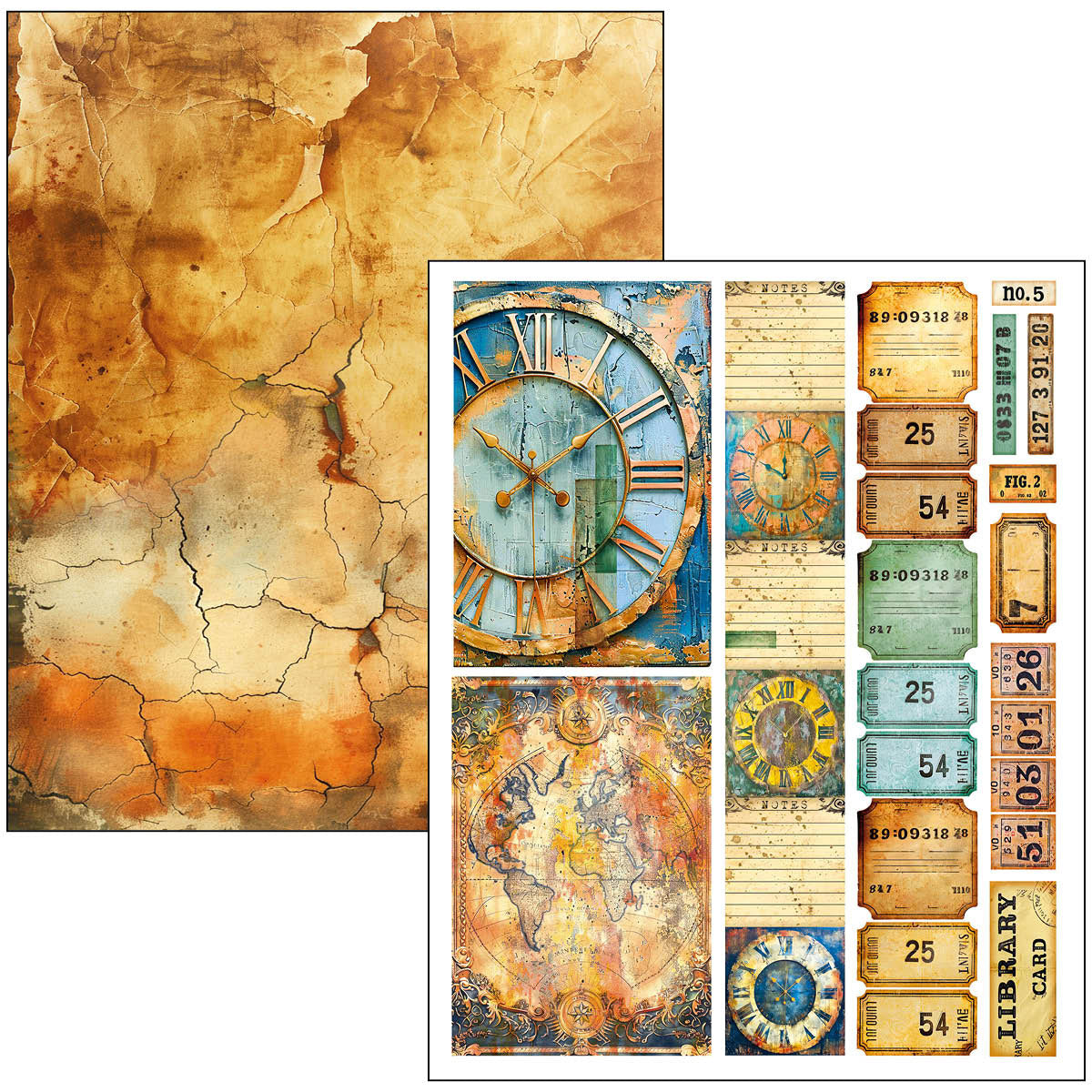 Mixed Media Book Past Time A4 Maxi