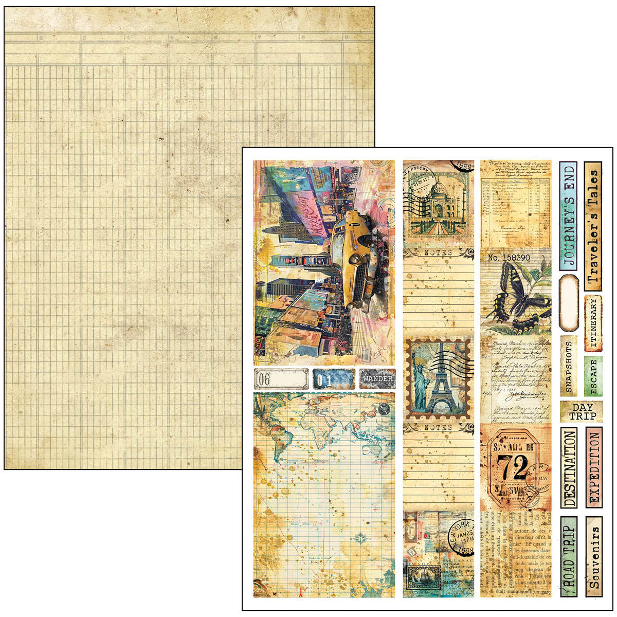 Mixed Media Book Journey Ahead A4 Maxi