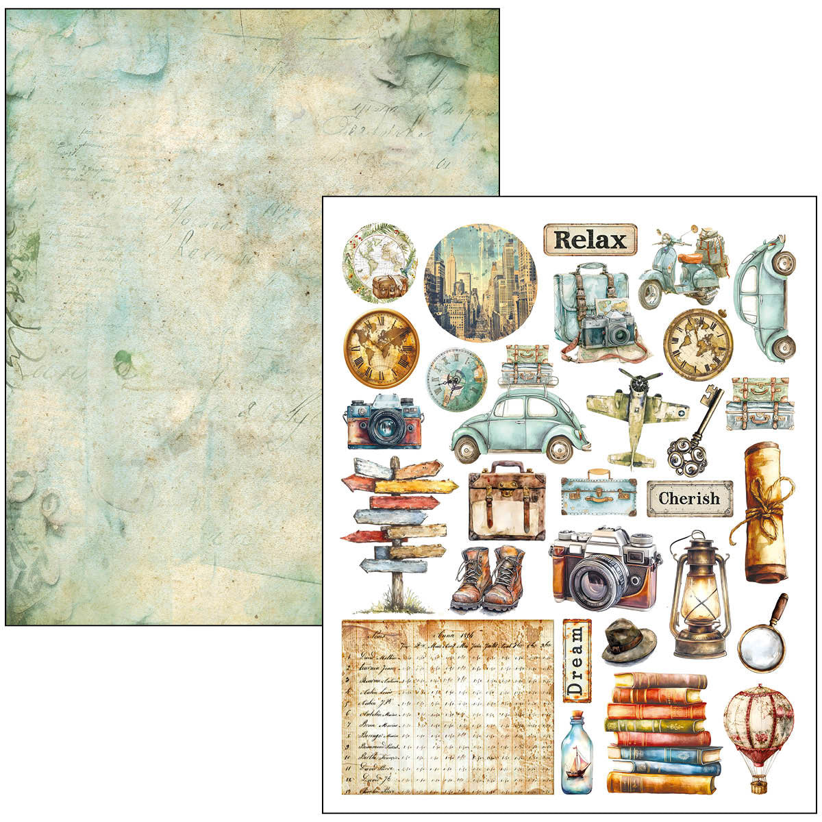Mixed Media Book Journey Ahead A4 Maxi