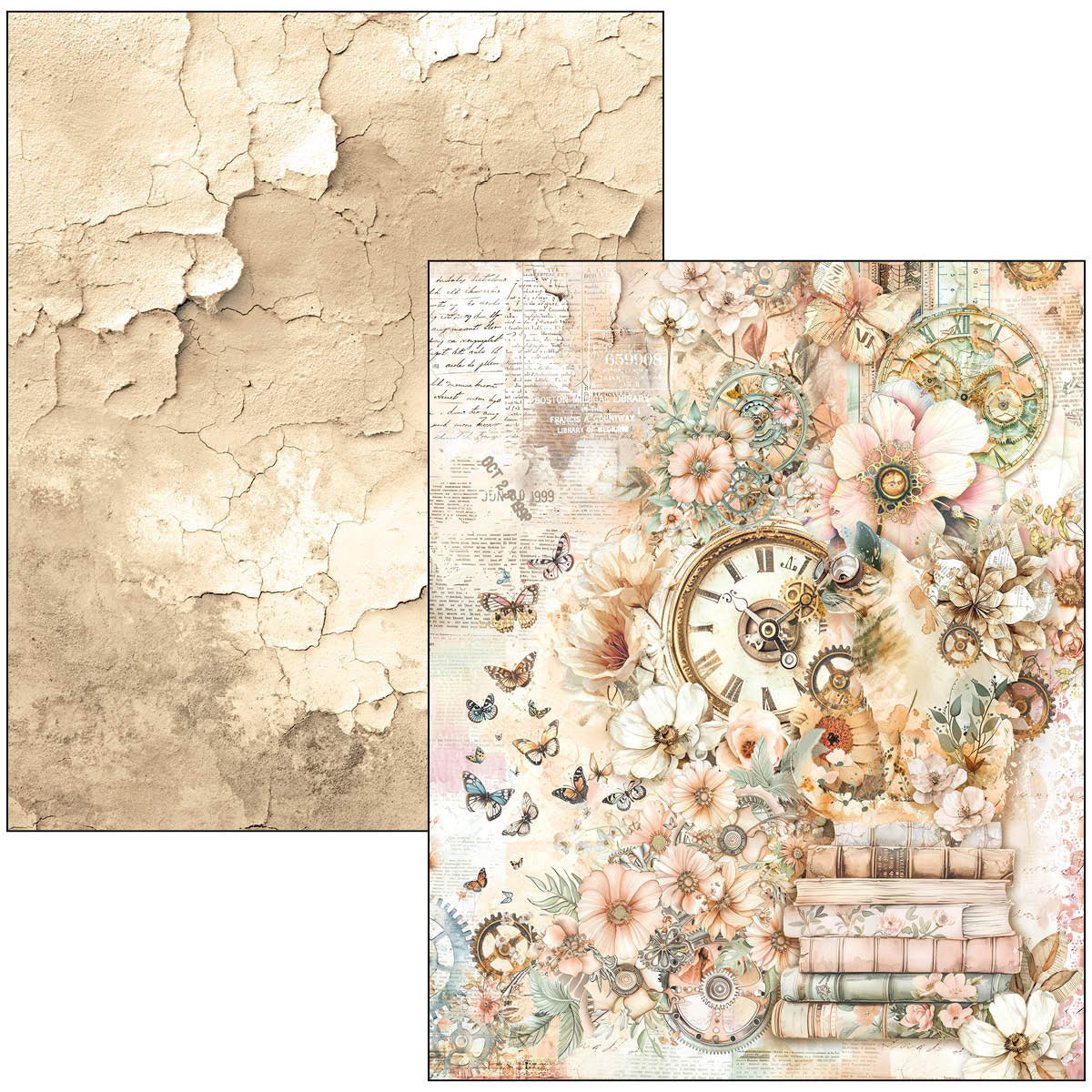 Mixed Media Book Lost in Time A4 Maxi