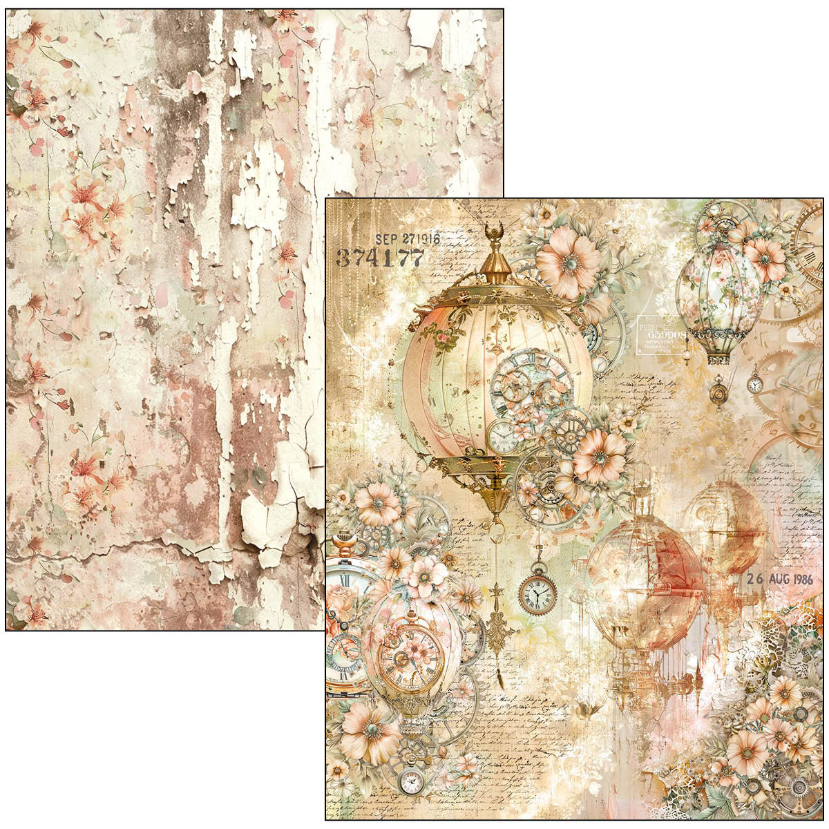 Mixed Media Book Lost in Time A4 Maxi