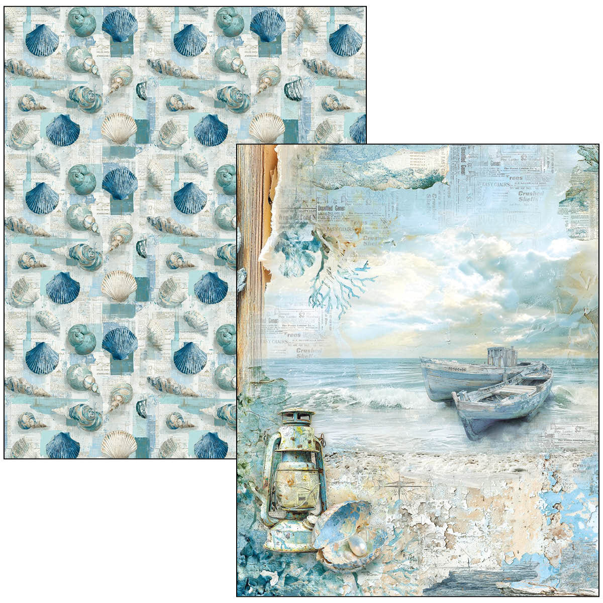 Mixed Media Book Edge of the Ocean A4 Maxi