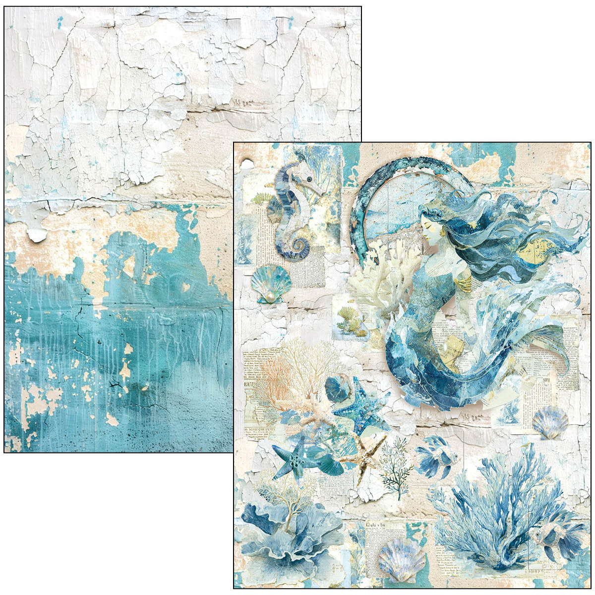 Mixed Media Book Edge of the Ocean A4 Maxi