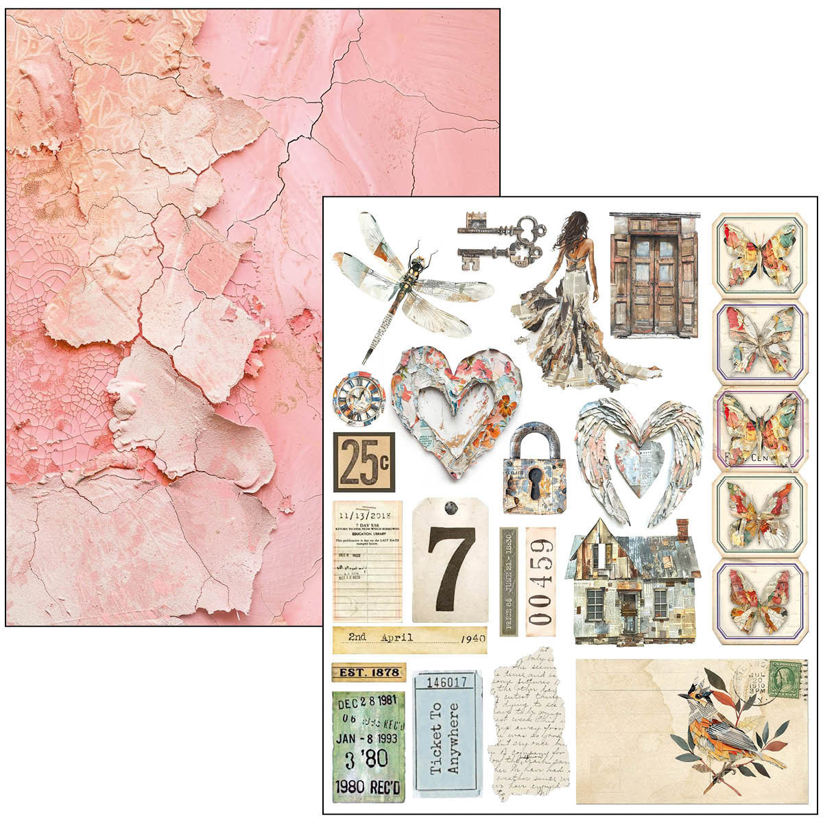 Mixed Media Book The Sound of Spring A4 Maxi