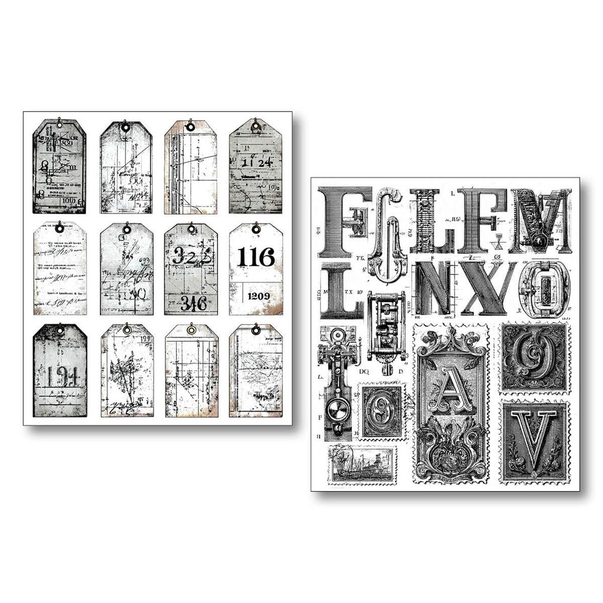 Sticker Set 10/Pkg Lithographs