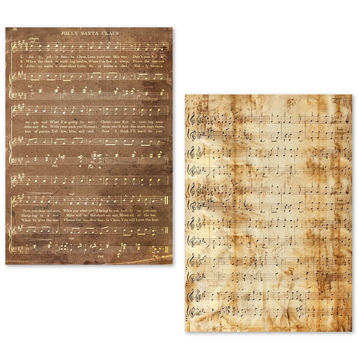 A5 Tissue Paper Set – 24 Sheets Music Sheet