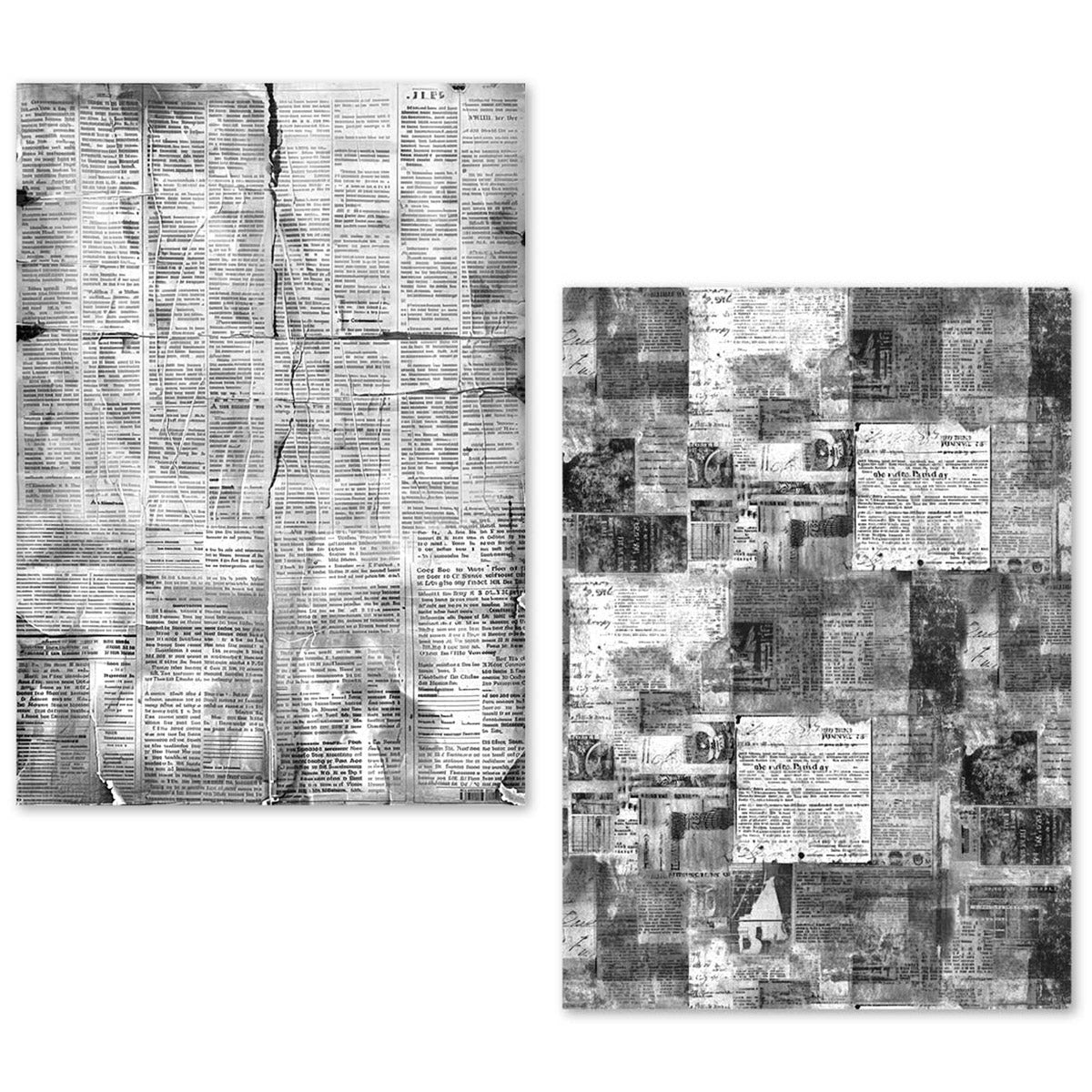 A5 Tissue Paper Set – 24 Sheets Newspapers