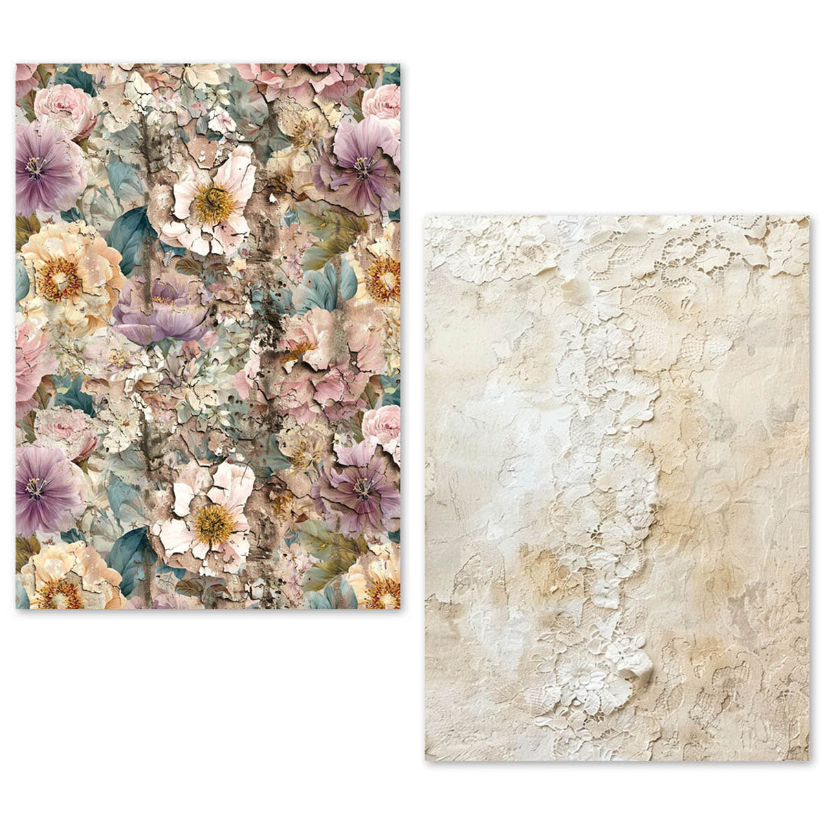 A5 Tissue Paper Set – 24 Sheets - Wild Blossom