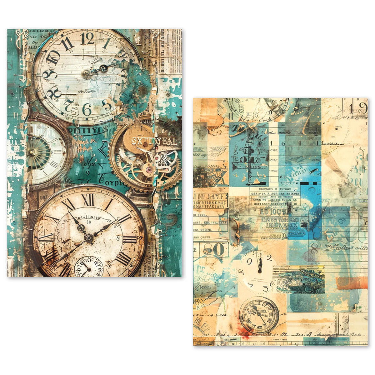 A5 Tissue Paper Set – 24 Sheets - Fragments of Time