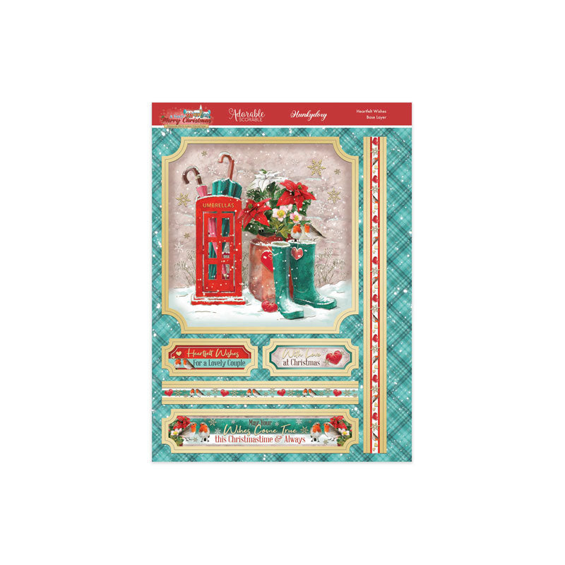 A Very Merry Christmas Deco-Large Set - Heartfelt Wishes