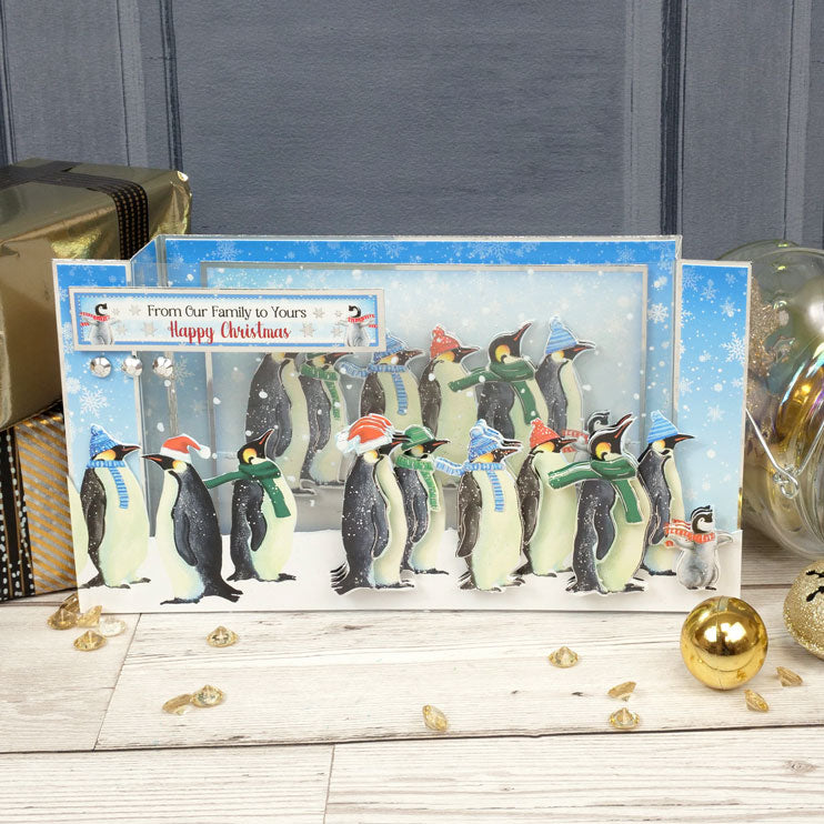 A Very Merry Christmas Deco-Large Set - Penguin Parade