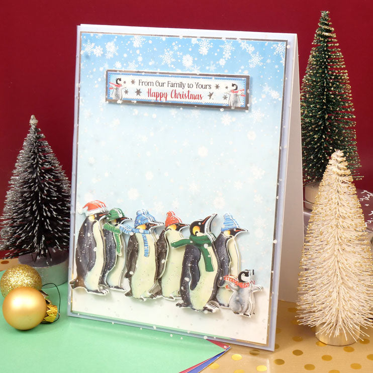 A Very Merry Christmas Deco-Large Set - Penguin Parade