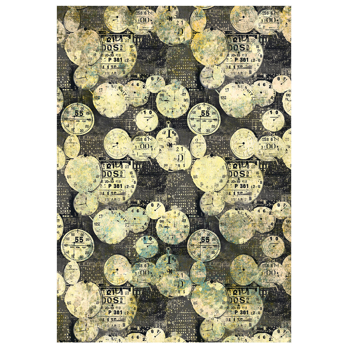 Mixed Media Rice Paper A4 Set 4/Pkg Time Capsule