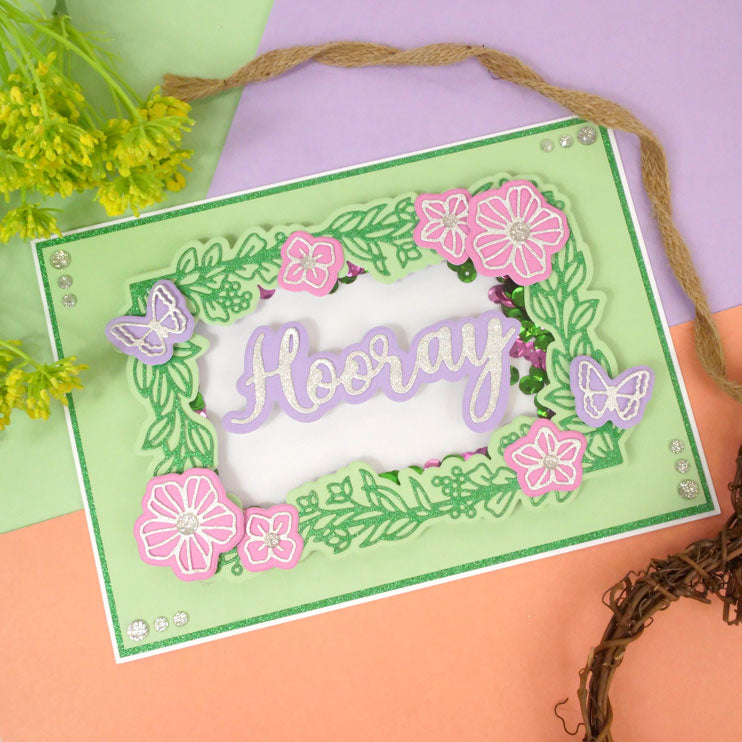 Moonstone Dies - Framed with Fabulous Foliage