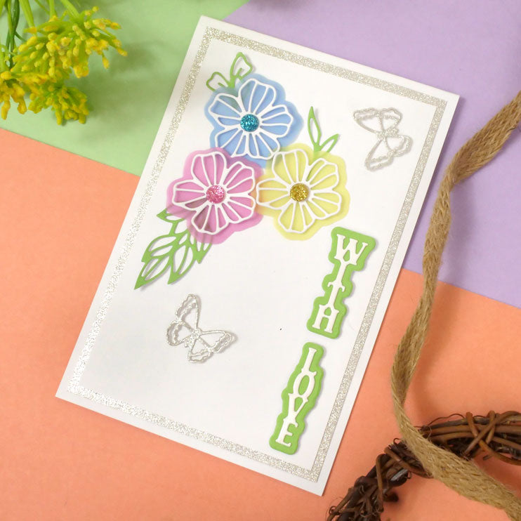 Moonstone Dies - Framed with Fabulous Foliage