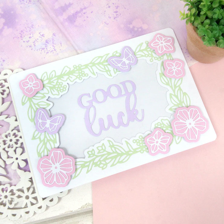 Moonstone Dies - Framed with Fabulous Foliage