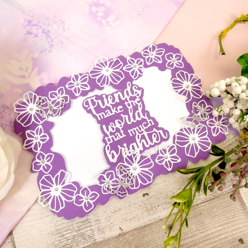 Moonstone Dies - Framed with Fabulous Foliage