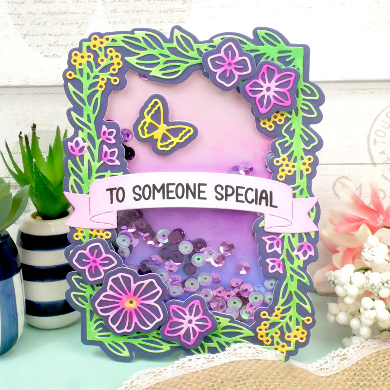 Moonstone Dies - Framed with Fabulous Foliage