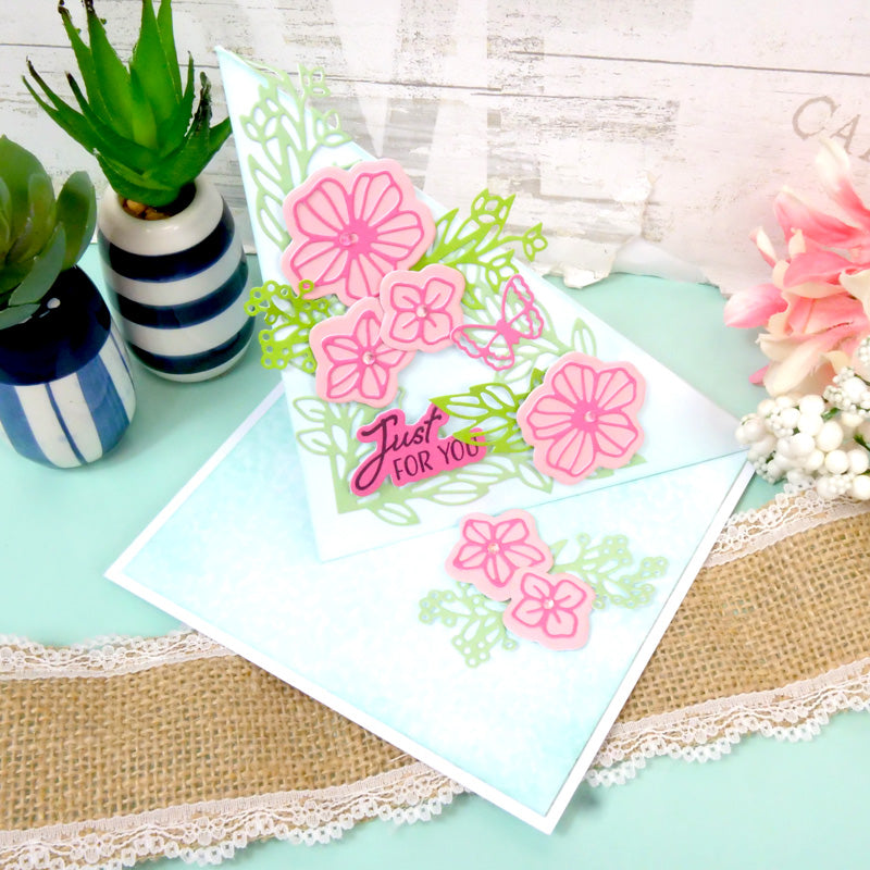 Moonstone Dies - Framed with Fabulous Foliage