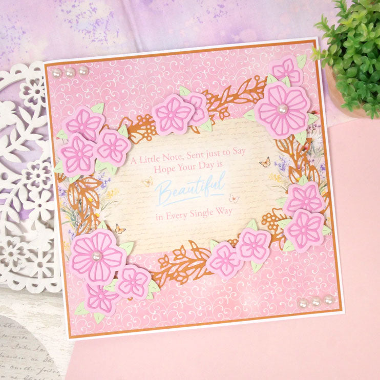 Moonstone Dies - Framed with Fabulous Foliage