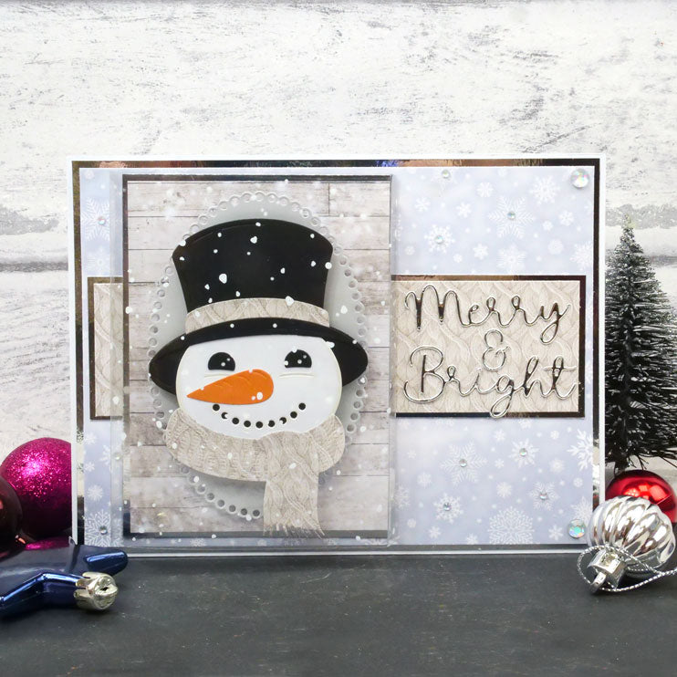 Moonstone Dies - Layering Snowman