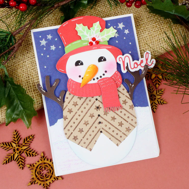 Moonstone Dies - Layering Snowman