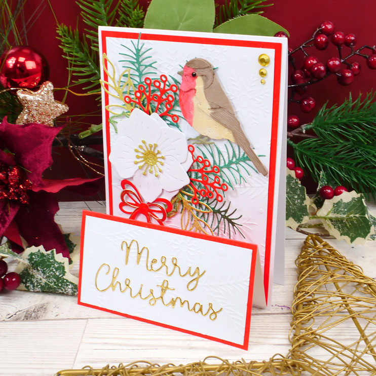 Moonstone Dies - Festive Outline Foliage