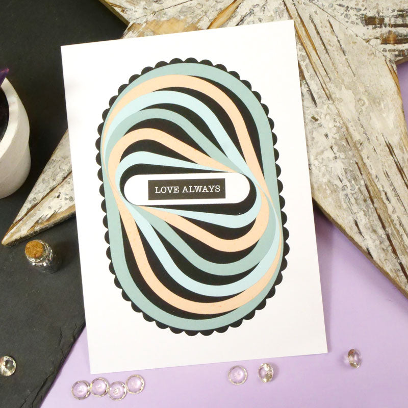 Moonstone Dies - Scalloped Edged Nesting Dies - Squovals