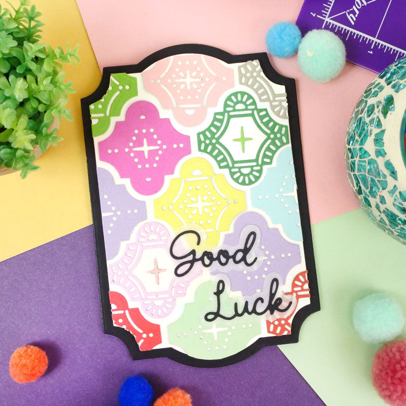 Moonstone Dies - Layering Moroccan Tile