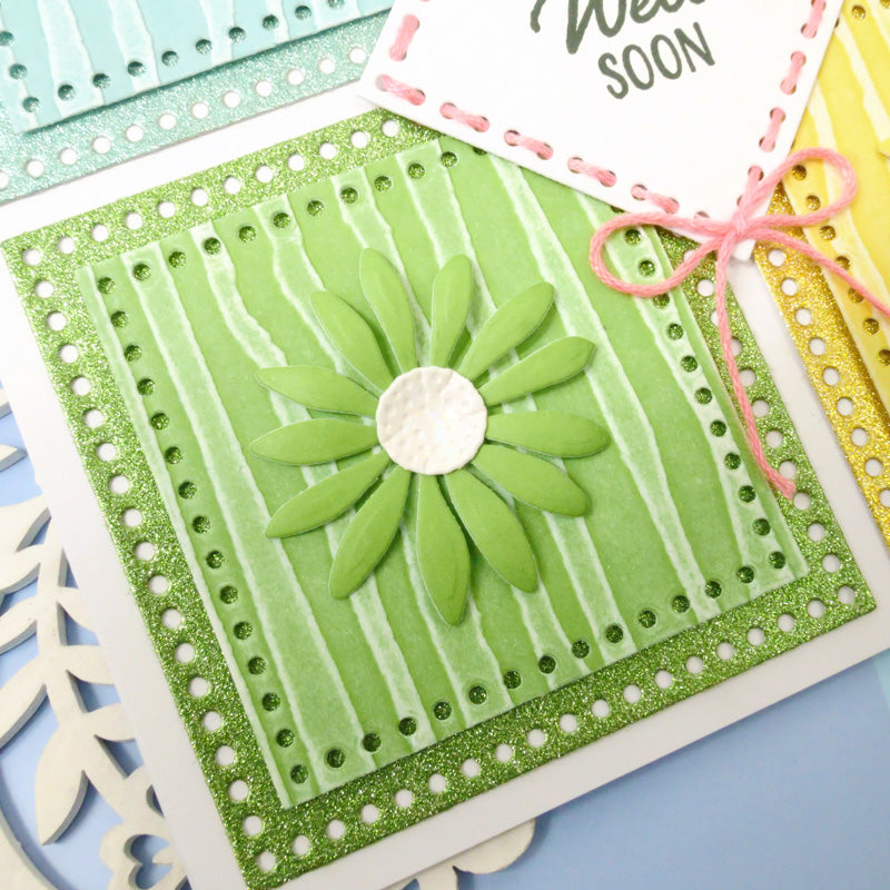 Moonstone Dies - Straight Edged Dotty Nesting Dies - Squares