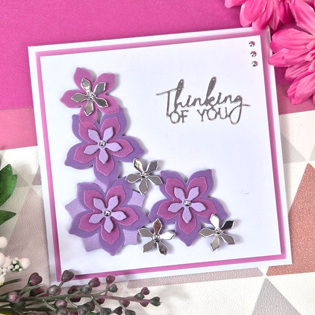 Moonstone Dies - Dimensional Flowers - Corner Panel