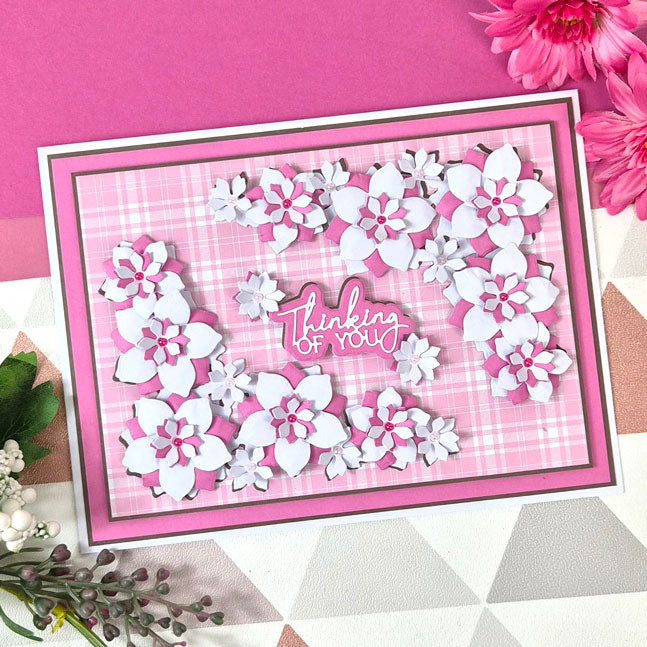 Moonstone Dies - Dimensional Flowers - Corner Panel