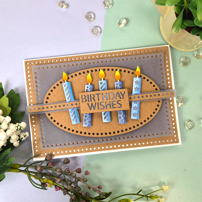 Moonstone Dies - Straight Edged Dotty Nesting Dies - Rectangles