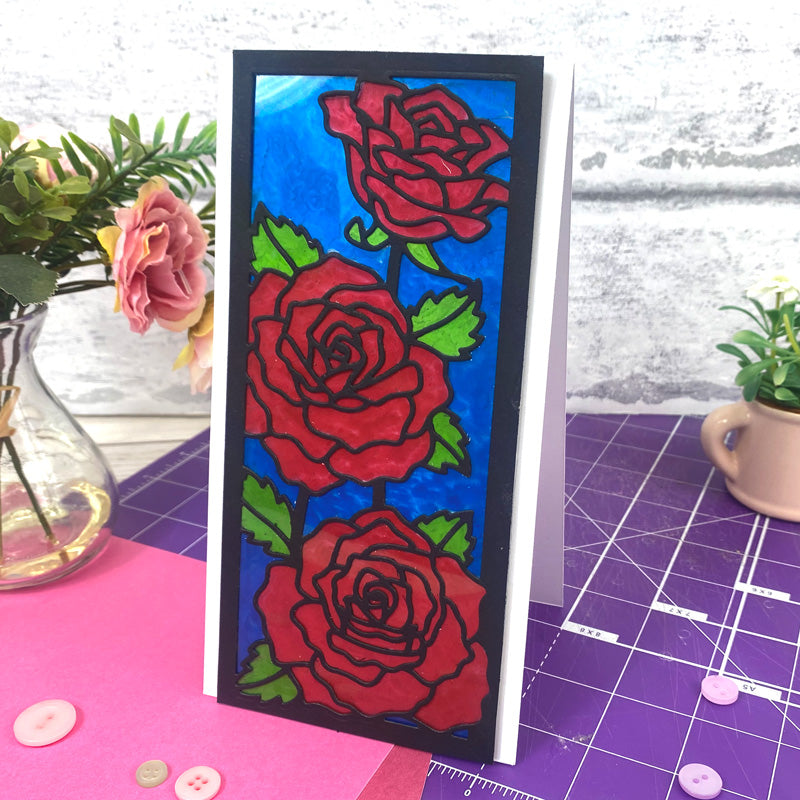 Moonstone Dies - DL Floral Panels - Roses
