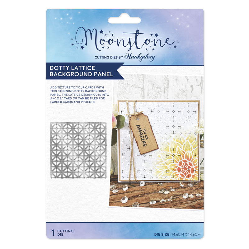 Moonstone Dies - Dotty Lattice Background Panel