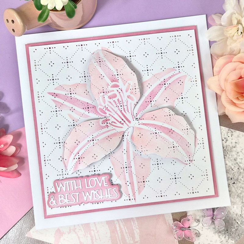 Moonstone Dies - Dotty Lattice Background Panel