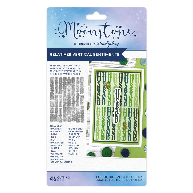 Moonstone Dies - Relatives Vertical Sentiments