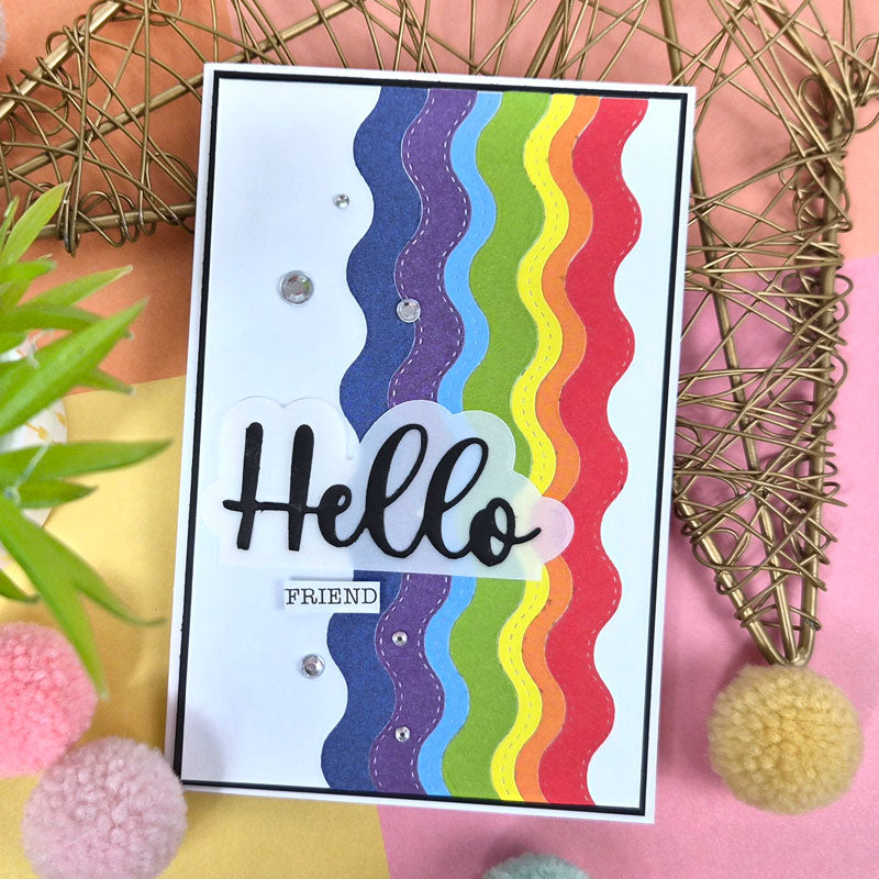 Moonstone Dies - Wiggly Decorative Strips