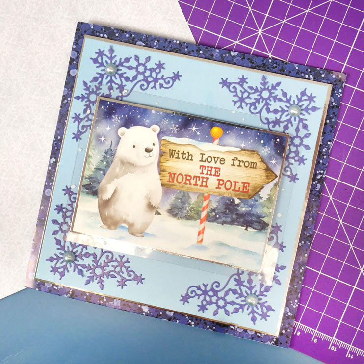 Moonstone Dies - Snowflake Swirl Frame