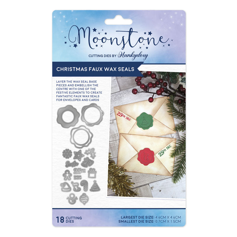 Moonstone Dies - Christmas Faux Wax Seals