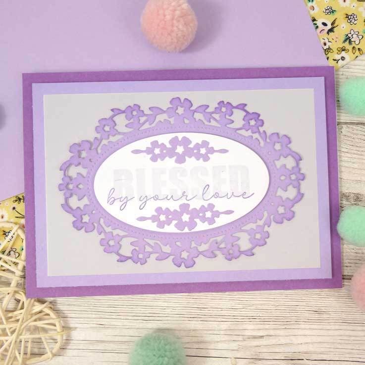 Moonstone Dies - Blossoming Oval Frame & Flourishes