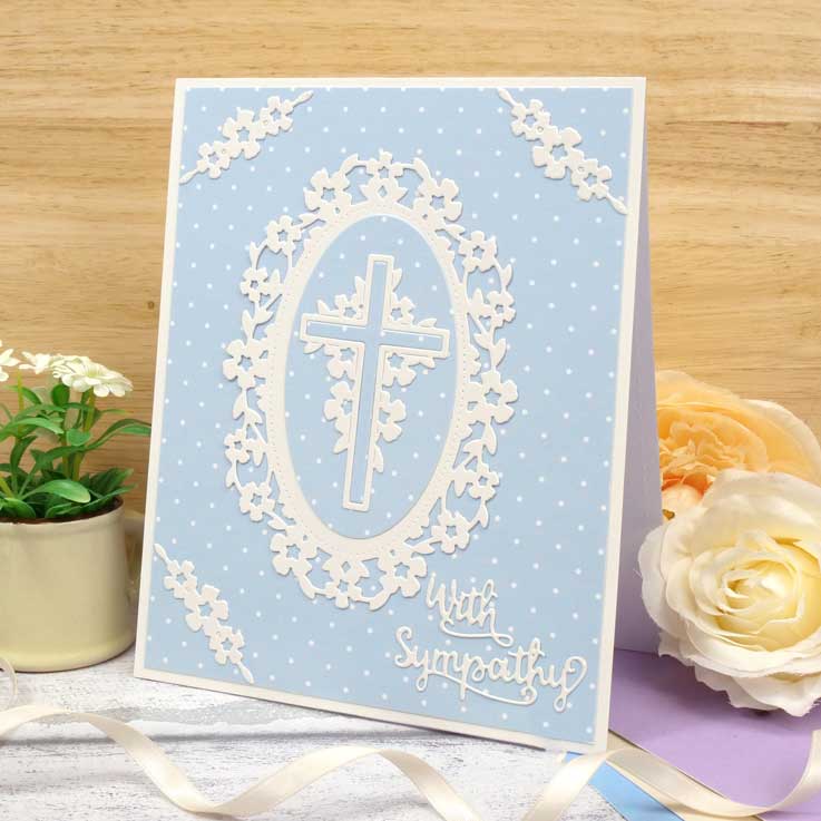 Moonstone Dies - Blossoming Oval Frame & Flourishes