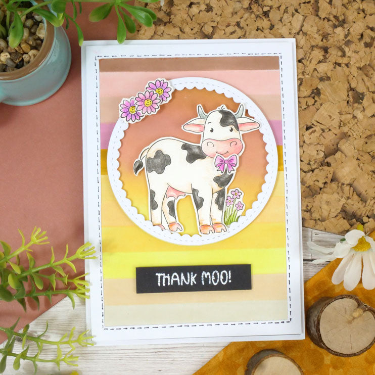 Moonstone Dies - Inverted Scalloped Nesting Dies - Circles