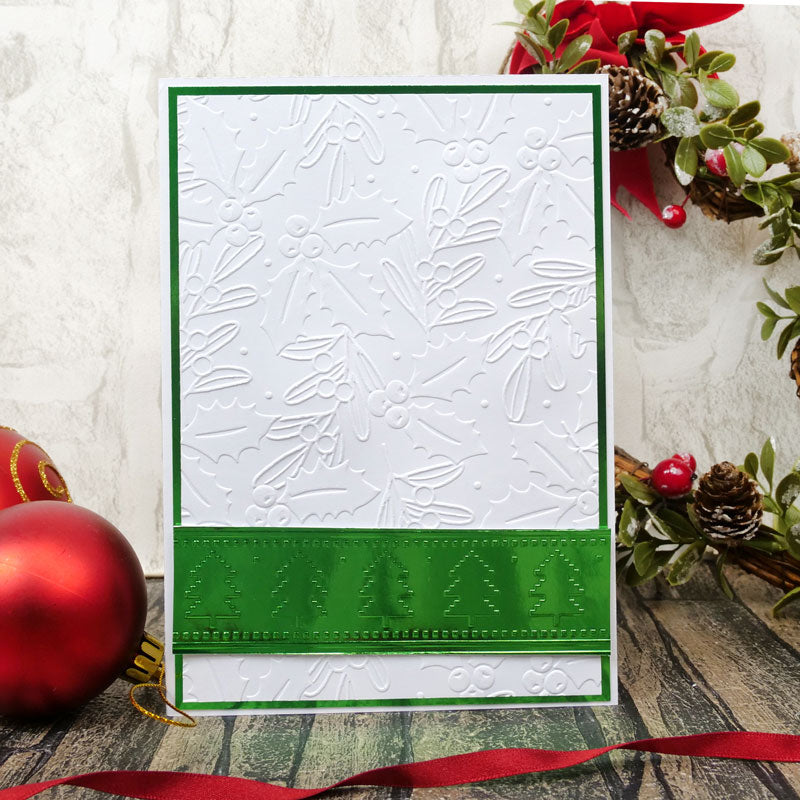 Moonstone Embossing Folders - Christmas Foliage