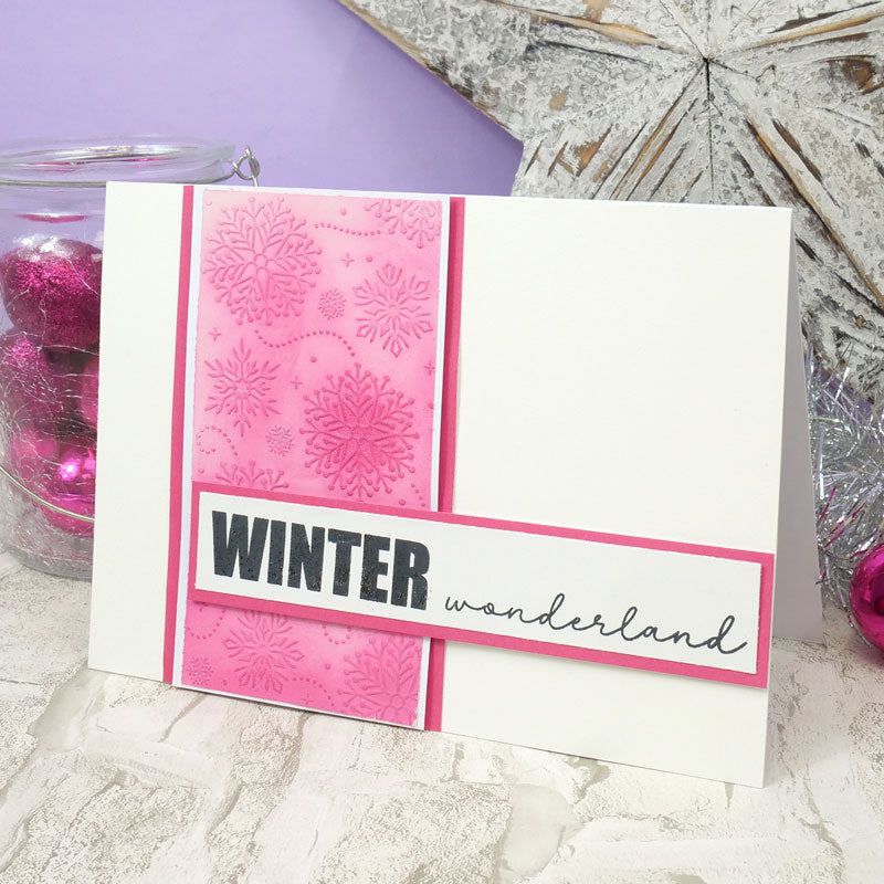 Moonstone Embossing Folders - Snowflakes & Sparkle