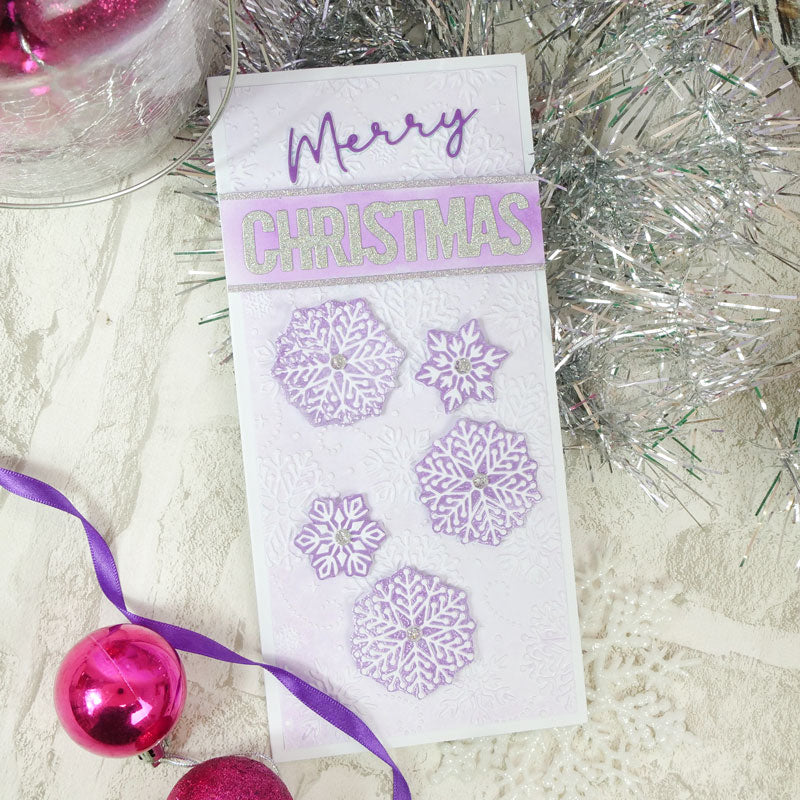 Moonstone Embossing Folders - Snowflakes & Sparkle