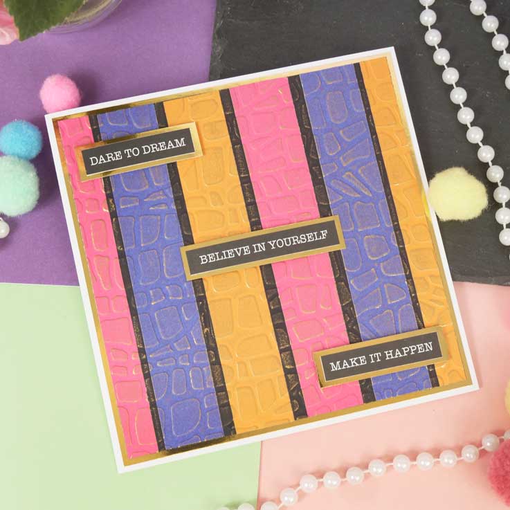 Moonstone Embossing Folders - Crocodile Skin